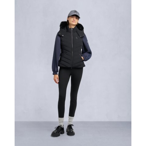 Moose KnucklesELORA VEST 女士马甲 黑色