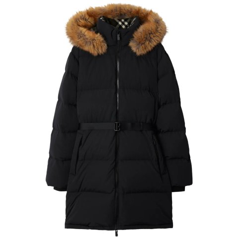 Burberry长款羽绒大衣
