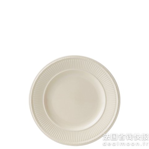 Wedgwood逆天半价！！随时断货Edme 奶油色餐盘 18cm