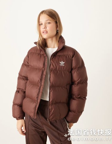 adidas Originalsadidas短款羽绒服 棕色