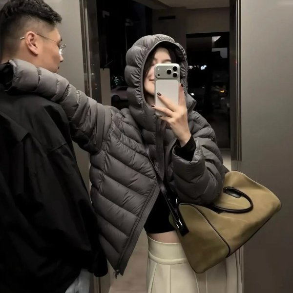 Navigation 羽绒连帽衫