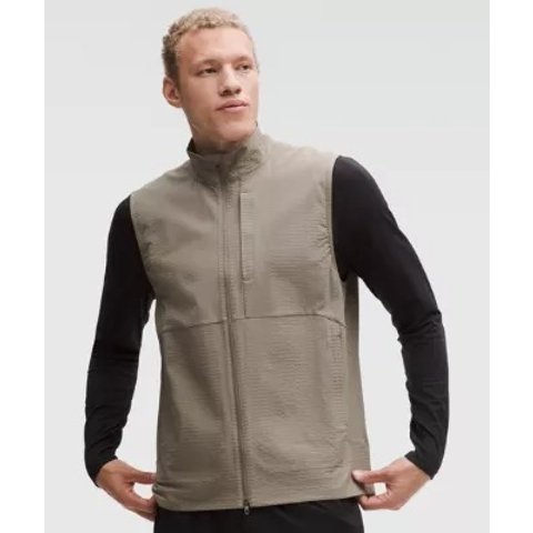 Lululemon格纹抓绒拉链马甲