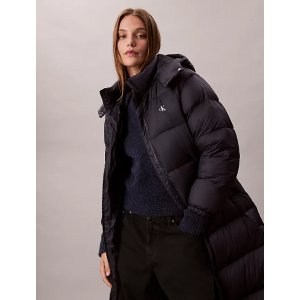 连帽羽绒服 黑色 M码