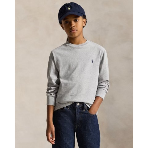 Ralph LaurenXL有大童纯棉长袖T恤