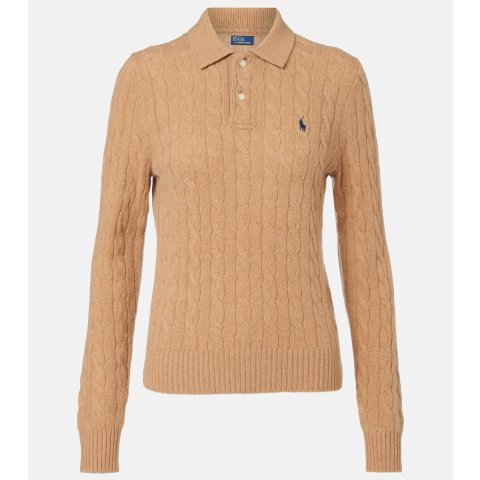 羊毛羊绒针织翻领毛衣