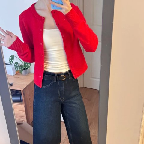 & Other Stories 红色针织开衫