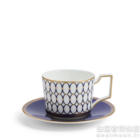Wedgwood文艺复兴金茶杯与托盘
