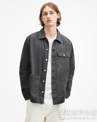 AllSaintsNevis Chore 休闲夹克衬衫