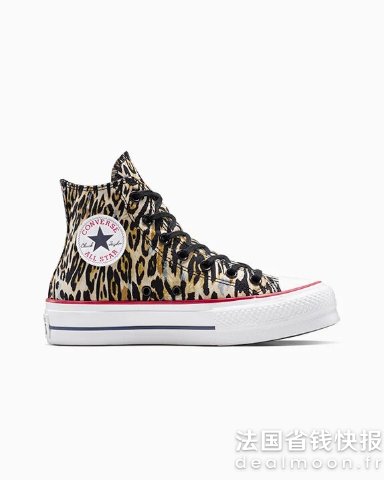 ConverseChuck Taylor All Star 豹纹厚底鞋