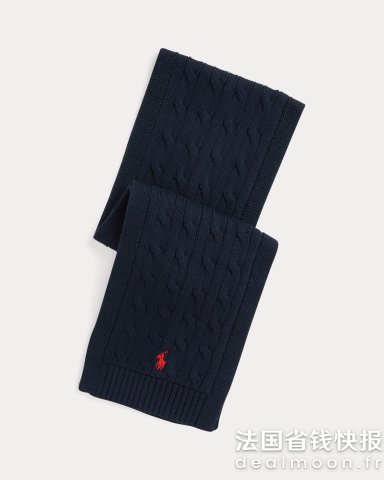 Ralph Lauren针织棉围巾