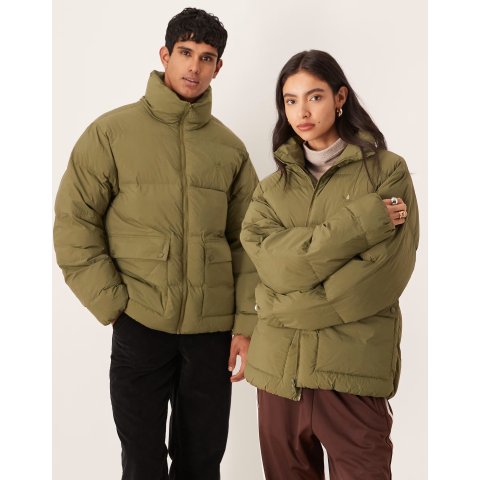 adidas Originalsadidas Originals 泡芙外套 卡其色