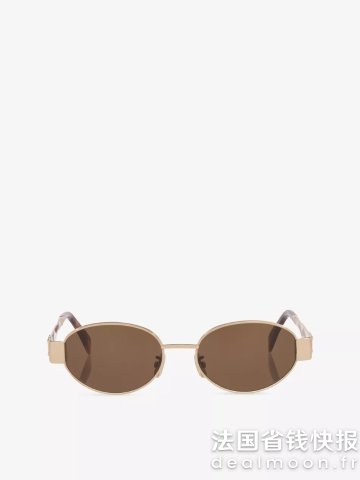 DealmoonCELINE CL40235U 金属椭圆墨镜