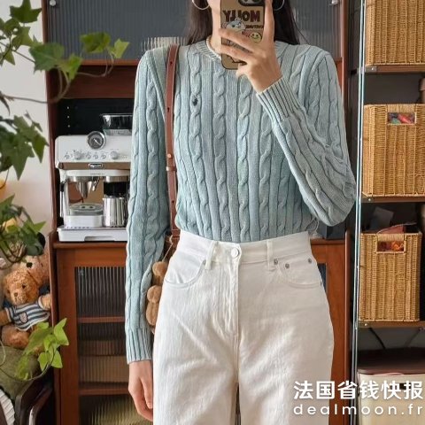 Polo Ralph Lauren麻花针织衫