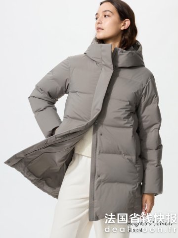 Uniqlo优衣库 女款无缝短款羽绒服