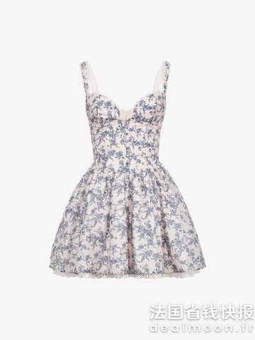 DealmoonHOUSE OF CB Brigitte 印花马甲连衣裙