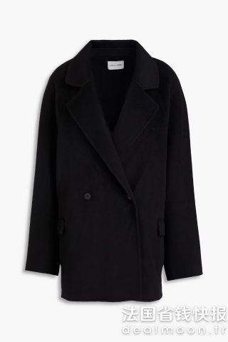 Gary 双排扣羊毛羊绒混纺大衣