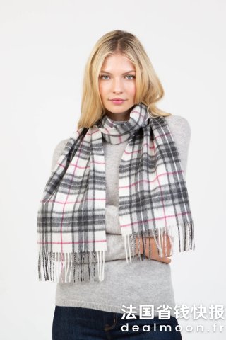 Scotty Thompson 羊毛围巾 白色