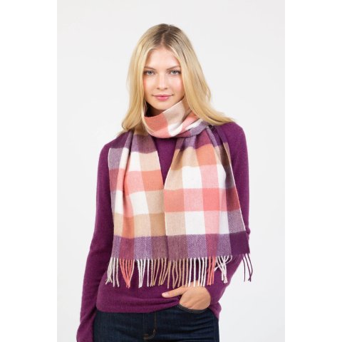 5 Square Eminence 格纹羊毛围巾