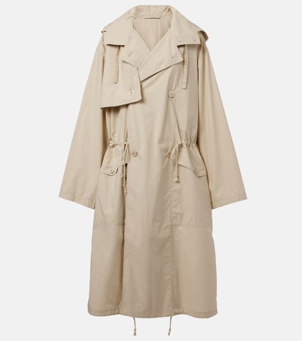 Lemaire 棉质连帽风衣外套