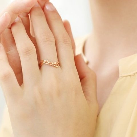 Chow Sang SangMinty 18K玫瑰金戒指