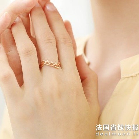 Chow Sang SangMinty 18K玫瑰金戒指