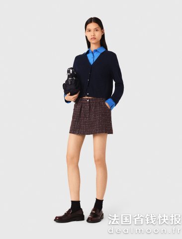 Maje可拆卸细节开衫