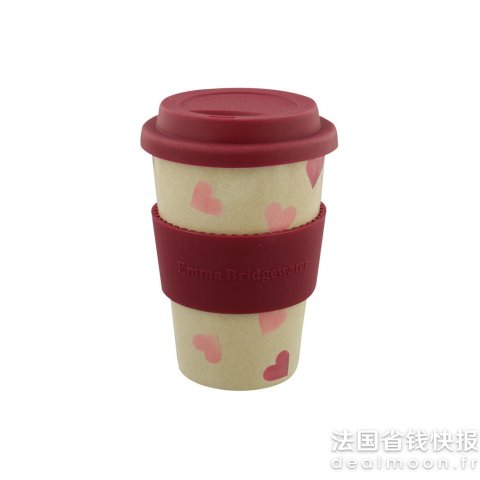 Emma Bridgewater粉红心水稻壳随行杯