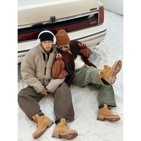 Timberland6英寸防水靴 小麦色