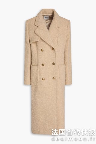 双排扣粗花呢外套