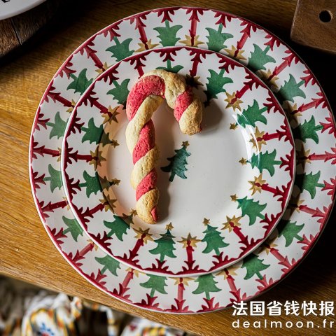 Emma BridgewaterChristmas Joy 小号边盘 6.5英寸