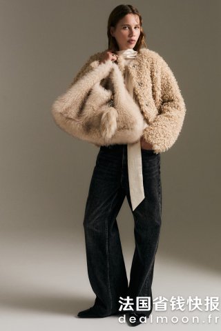 H&MWide High 牛仔裤 高腰