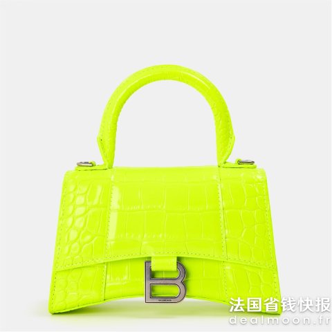 Balenciaga鳄鱼纹沙漏包