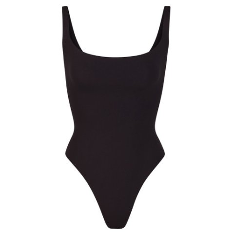 方领弹力连体衣