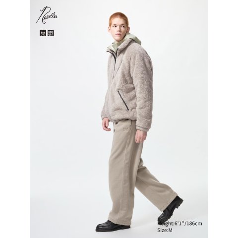 Uniqlo宽松抓绒长裤 男女