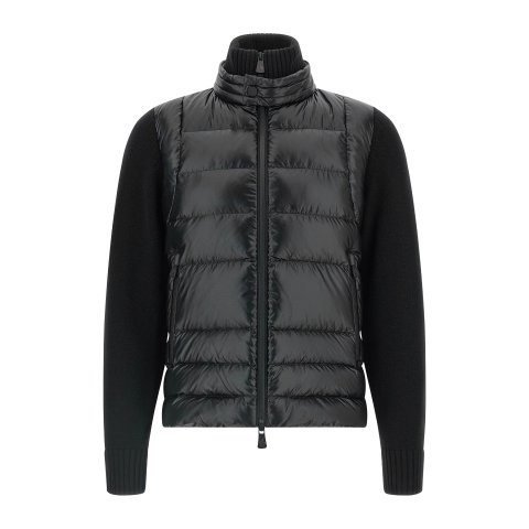 INUSWAY针织拼接羽绒服