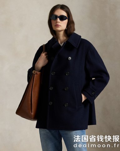 Ralph LaurenMelton 羊毛短大衣