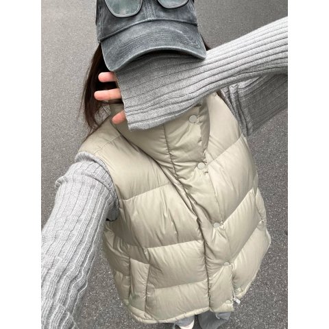 LululemonWunder Puff 短款羽绒背心 600蓬松度