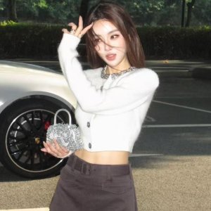 5折起 闪片针织连衣裙$518