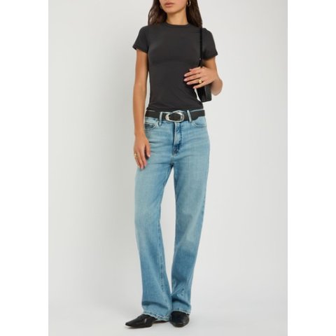 弹力平纹针织T恤