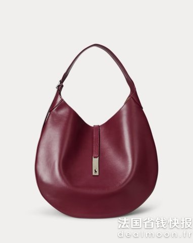 Ralph LaurenPolo ID 小牛皮肩包 大号