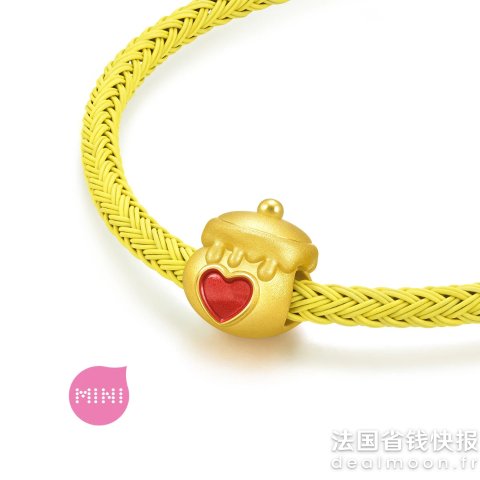 Chow Sang Sang千足金 蜂蜜罐串珠