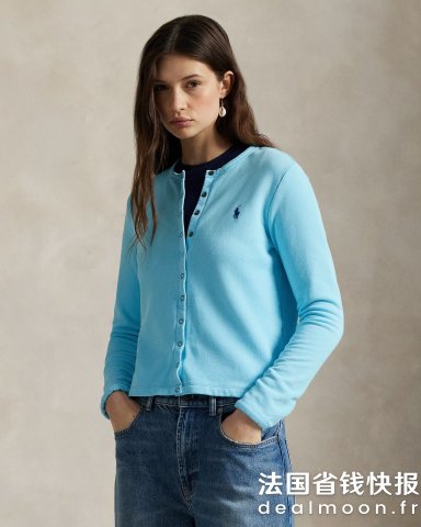 Ralph Lauren法式毛圈开衫