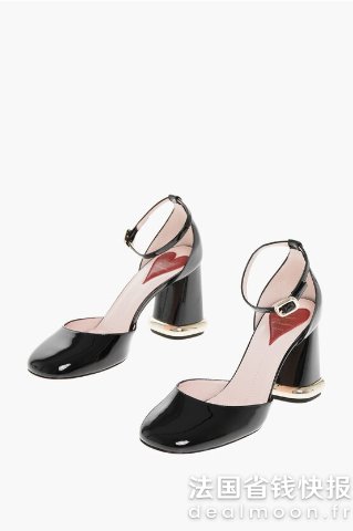 Roger Vivier漆皮粗跟高跟鞋 9厘米