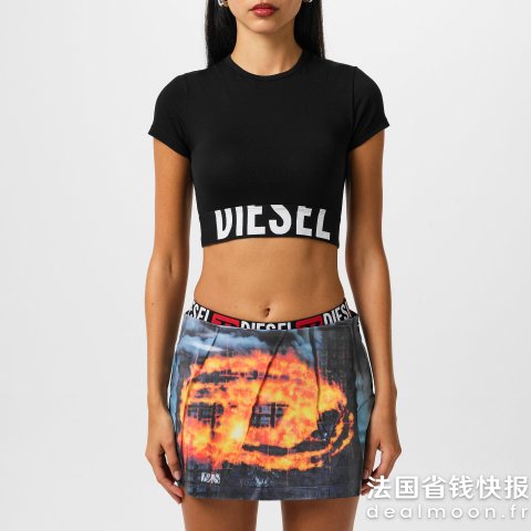 Diesel短款T恤