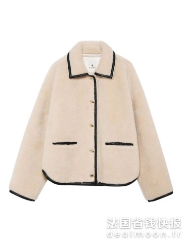 anine bingAnine Bing Camden 仿羊羔毛外套