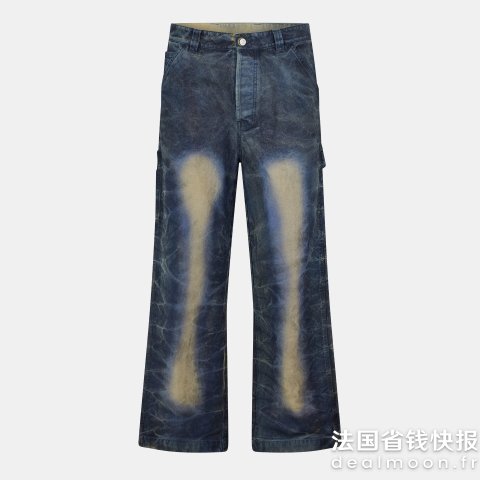 Diesel男士直筒长裤