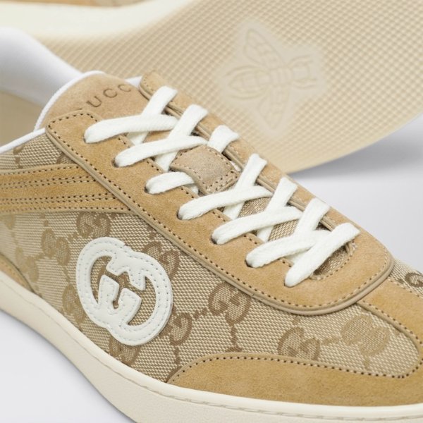 G75 米色麂皮运动鞋