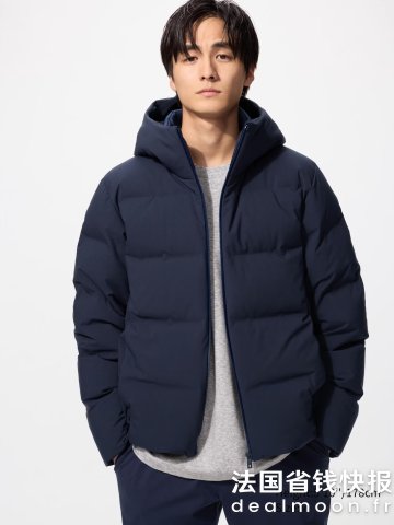 UniqloUNIQLO 男士无缝羽绒大衣