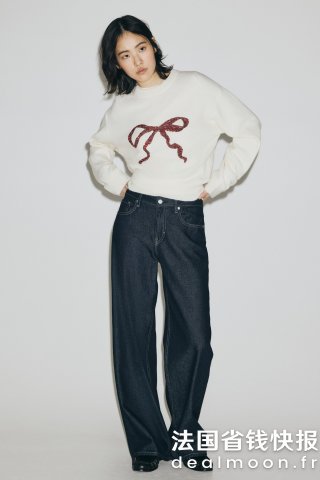 H&M亮片针织上衣