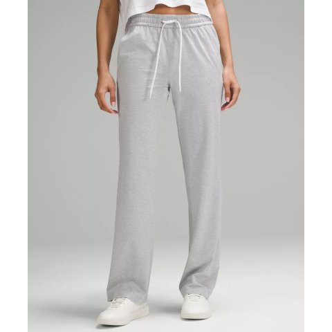 Soft Jersey 直筒中腰裤 常规款